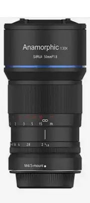 SIRUI Anamorphic 50mm F/1.8 Lens MFT (Panasonic)