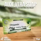 Organic Aloe Vera Soap: Antibacterial & Hydrating | Itch Relief | Free Shipping