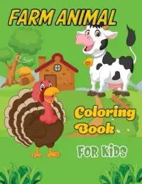 在飛比找博客來優惠-Farm Animal Coloring Book For 