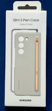Authentic Samsung Slim S Pen Case With S Pen for Galaxy Z Fold5 Graphite New