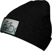 [YANYU] Retro Bicycle Pattern Print Windproof Hat Beanie Hat Winter Hat Beanie Hat Soft Knit Cap for Men and Women