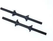 45cm - 1 Pair Dumbbell Bar 25mm Diameter - PVC Coated Dumbbell Handle - Upper Body Strength Fitness Training Workout Exercise Bodybuilding Cross Training