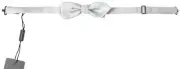 Dolce & Gabbana Elegant Silk Bow Tie in Grey - RRP 156.6 USD