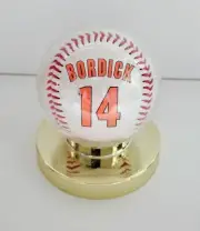 FOTOBALL Limited Edition Baltimore Orioles 'Bordick #14' Baseball - Display Case