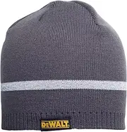 [DEWALT] Reflective Beanie Hat for Men and Women – Warm Knit Winter Cap with Thermal Lining, Fold-Up Cuff, High-Visibility Design, and Stretch Fit for Cold Weather, Outdoor Work, and Jobsite Protection
