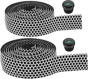 CORHAD 2 Set Silicone Nonslip Bicycle Handlebar Tapes Comfortable Grip Wraps for Road Bikes Sweat Absorbing Cycling Accessories Color Ideal for Enhanced Control and Comfort