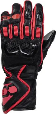 IXS Sport LD RS-200 2.0 Motorcycle Gloves, black-red, Size 2XL for Men Black Red
