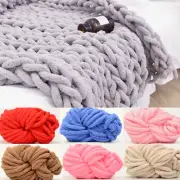 250g Thick Chenille Chunky Yarn Super Soft Blanket Bulky Arm Knitting Wool Yarn