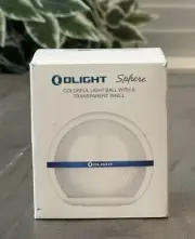 Olight Sphere Smart Night Light, 75 Lumens Stepless Dimming Table Lamp w/ App Co