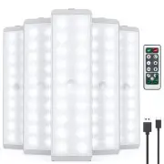 LED Closet Light, 5 Pcs Dimmer USB Rechargeable Motion Sensor Light Under Cab...