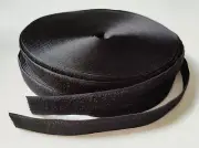 Black Sew-on Hook and Loop Tape - 1 inch wide - Fastener System Tape - 25 Yards