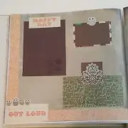 "Live Out Loud" Set 2 Scrapbooking Pages Pre-made 12x12 Hand Crafted You&Me Owls