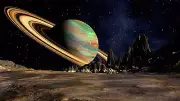 Saturn planet / wall Canvas print Home Decor quality choose size