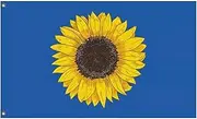 Ukraine Flag Sunflower Ukrainian Flag Garden Flag, 3 x 5 Ft Double Sided Ukraine Garden Flag Ukrainian National Flags House Flag Banner for Outdoor Indoor Home Decor