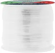 Mandala Crafts 1/2 Inch Lightweight Clear Elastic for Sewing – 33 YDs Invisible Transparent Elastic Band Clear Elastic Strap for Bra Lingerie Swimwear Garments
