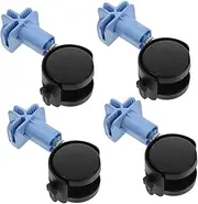 Dog Kennel Casters 4 Pack Swivel Wheels for Pet Crate Cat Cage Easy Assembly Peace of Mind for Pet's Living Space