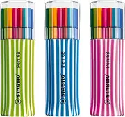 STABILO Pen 68 Premium Felt Tip Pen - Set of 15 Assorted Colours