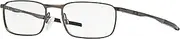 [Oakley] OX3173 Eyeglasses Bundle: OX 3173 317302 Barrelhouse Pewter and Large Black leash Accessory kit, Barrelhouse Pewter
