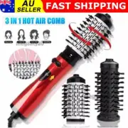 3-in-1 Hot Air Styler and Rotating Hair Dryer Rotating Hair Straightener Brush