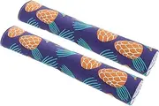 SHOWERORO Stroller Seat Strap Cover 2pcs Cotton Cartoon Pattern Universal Stroller Armrest Handle Sleeve Pram Accessories