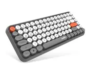 Wireless Bluetooth Keyboard Mini Portable 84-Key Keyboard Compatible with Android Windows PC Tablet-Grey