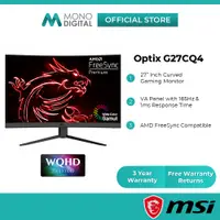 在飛比找蝦皮購物優惠-Msi Optix G27CQ4 / G32CQ4 曲面電競