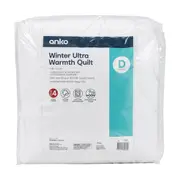 Winter Ultra Warmth Quilt - Double Bed, White