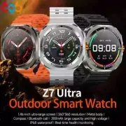 G T 7 Ultra Smart Watch GPS Trackr NFC HD Bluetooth call Health Monitor 47mm