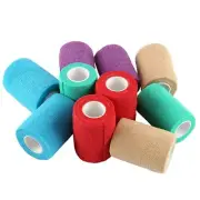 10Pcs Waterproof First Aid Tape Health Care Self-Adhesive Cohesive Wrap Bandage