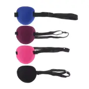 Concave Eye Patch Goggles Foam Groove Washable Eyeshades Adjustable Strap R UU
