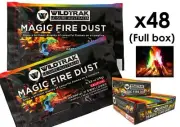 48 Pack Wildtrak Magic Fire Colour Changing Dust Flames Campfire 15g