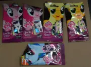 MY LITTLE PONY DOG TAG SERIES 1 LOT OF 5 FACTORY SEALED PACKS COLLECTOR TAGS MLP