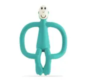 Matchstick Monkey Original Teether & Gel Applicator BPA FREE, 3 M+, Green Monkey