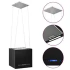 Hanging Island Range Hood Touch Sensor Lcd 37 Cm Powder-Coated Steel stainless s