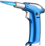 Small Butane Torch Lighter with Adjustable Flame Refillable Kitchen Cooking Blow