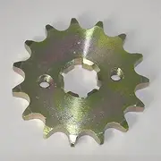 Yurefax 428 Chain 15T 17T Motorcycle Front Sprocket, for Yamaha, AG175 DT175 1984-1996 for SR185 1981-1982 for AG200 XT200 1982-1983 for XT225 1992-2007 for FZR250 1989 Motorcycle Front Sprocket(15T)