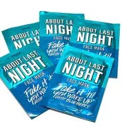 5 VICTORIA'S SECRET PINK ABOUT LAST NIGH FACE MASK SEA MINERALS POUCH SHEET MASK