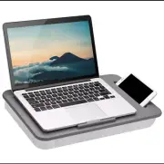 Soft cushioned Lap Desk with Device Ledge and Phone Holder Laptop comfort pad