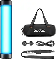 [GODOX] WT25D IP68 Waterproof LED Video Light Stick, Underwater Photography Dive Light, Max. 24W Lux 2200@0.5m Underwater, Max.10W Lux 965@0.5m Abovewater, Type-C Fast Charging, FX Mode, 1/4 Screw