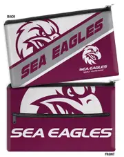 NRL Manly Sea Eagles LARGE Graphic Pencil Case for School Work Stationary