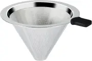 Pour Over Coffee Dripper Slow Drip Paperless Filter, 1-2 Cup, Cone