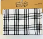 Black White Buffalo Plaid Table Runner 13" x 69" Tableware Cottage Fall Decor