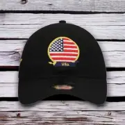 USMNT New Era Gold Cup Team 9TWENTY USA Adjustable Hat - Black OSFM NWT