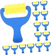 16pcs Graffiti Sponge Brush Paint Brushes Paint Sponges for Diy Craft Drawing Tools Stamps Rollers for Drawing Tools Plastic