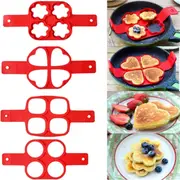 4 pack egg pancake ring nonstick pancake maker mold