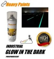 Glow In The Dark Industrial Enamel Phosphorescent Paint 400ml Aerosol Green