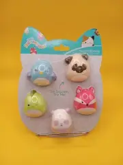 SQUISHMALLOWS "Squishy Stickers" (5 Sticker Pack) 3D Squishy Foam NEW SEALED