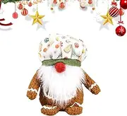 Gingerbread Man Decor,Gingerbread Man Cute Gnome Faceless Doll | Gingerbread Plush, Faceless Gnome Doll For Kids, Family, Friends
