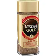 Nescafe Gold Decaf Decaffeinated Medium Roast Instant Coffee Jar 100g
