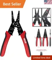 Durable 8-Inch Wire Stripper & Crimper - Precision Electrical Tool with
